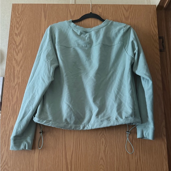 Torrid Teal Long Sleeve Sweatshirt - Picture 2 of 4